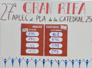 27è Aplec al Pla de la Catedral: números guanyadors de les rifes